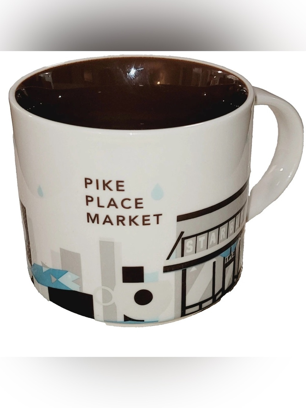 Starbucks YOU ARE HERE Pike Place Market 14oz Ceramic Mug